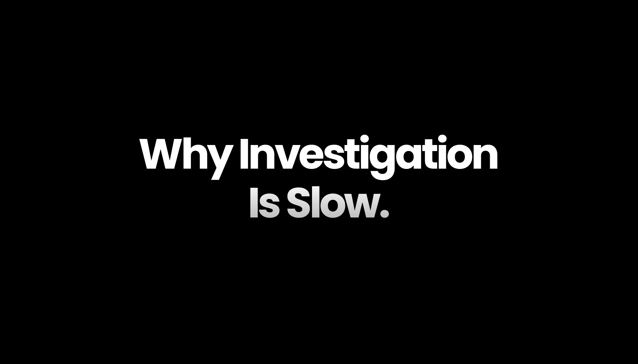 Cover Image for Why Incident Investigation Is Slow: Complexity, Silos and Scattered Knowledge