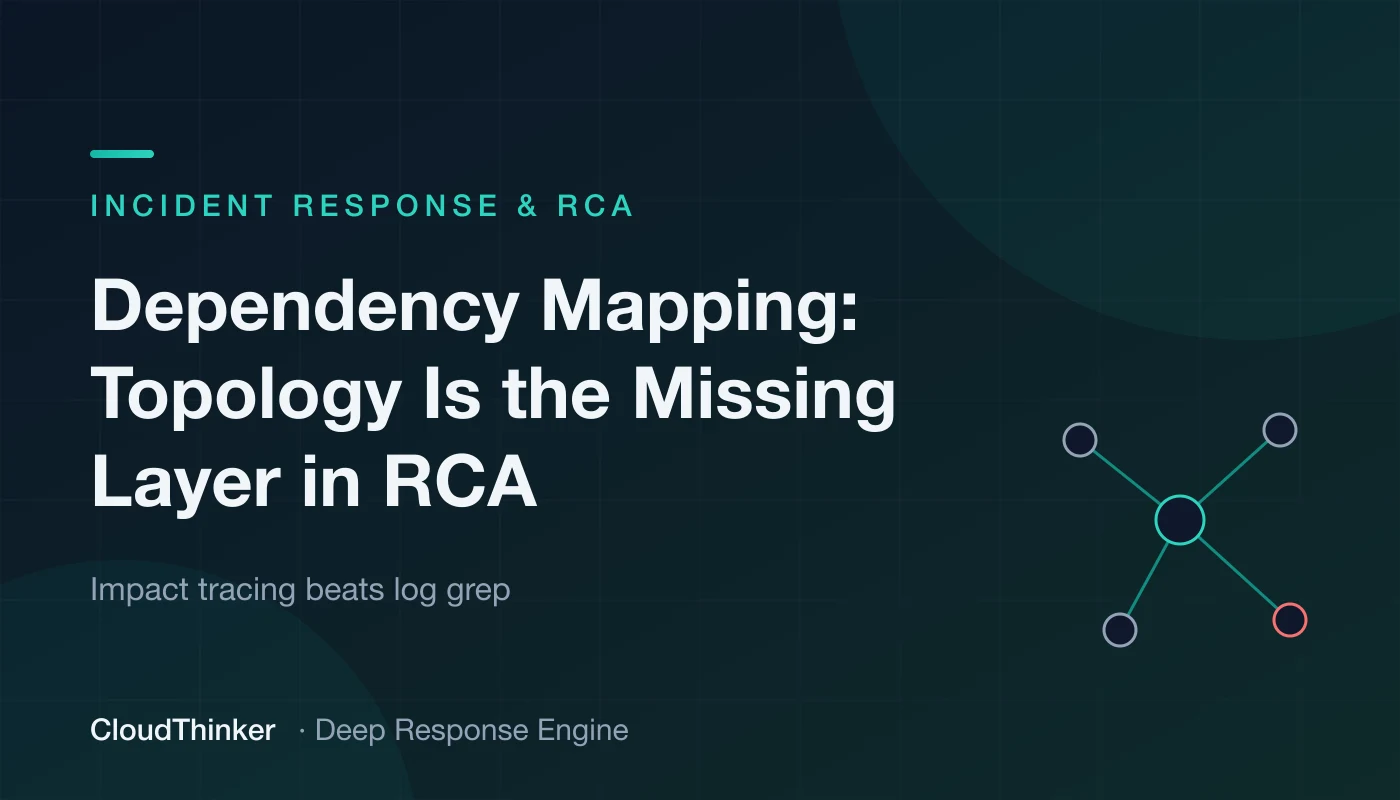 Cover Image for Dependency Mapping: Why Topology Is the Missing Layer in RCA