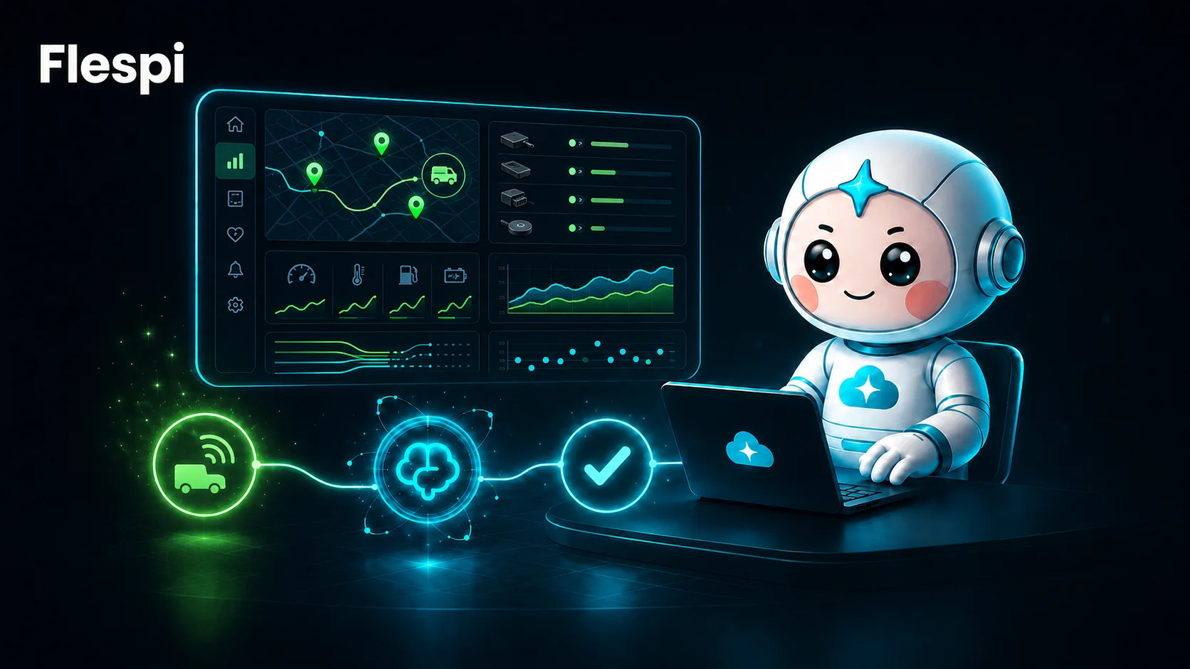 Cover Image for Fleet Telemetry Analysis with Flespi's Native Tools: Panel, API, MQTT